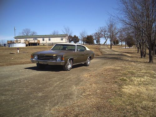1972 chevrolet chevelle 2 dr