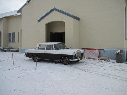 Classic mercedes benz diesel fin tail
