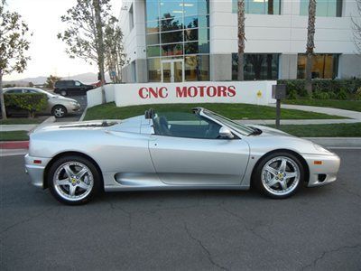 2004 ferrari 360 modena spider 6 speed manual / low miles / 7k / super clean