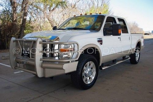 2010 ford f250 lariat 4x4 diesel 1 owner navigation leather heated seats camera