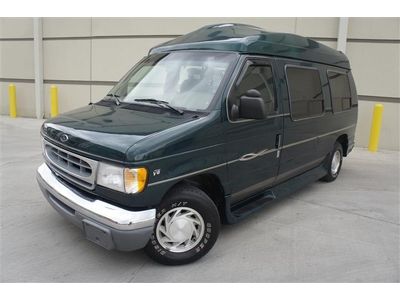 Handicap ford quality coaches hi-top conversion van low miles crow river lift !!