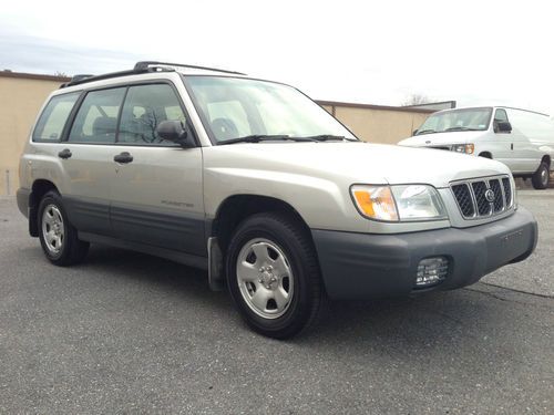 2001 subaru forester l wagon 4-door 2.5l low miles rare manual