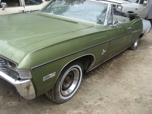 1968 chevrolet chevy impala base convertible 2-door 396 427 ss caprice