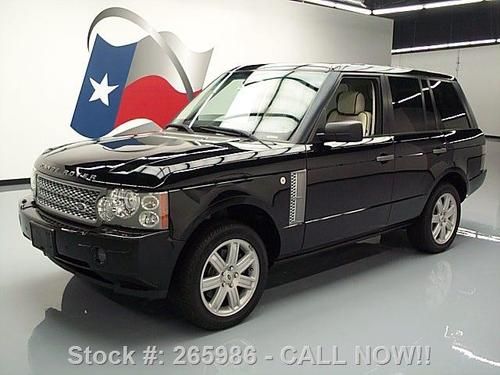 2008 land rover range rover hse 4x4 sunroof nav 60k mi texas direct auto