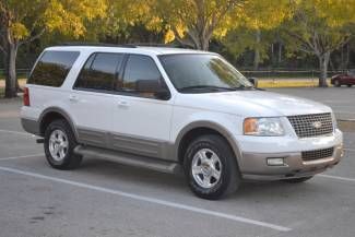 2004 ford expedition eddie bauer, 4.6l v8, white, leather, alloy, no reserve