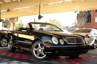 2002 mercedes benz clk430 loaded! triple black! excellent condition!