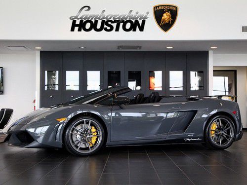 New 2012 lamborghini gallardo lp570-4 performante spyder e-gear grigio telesto