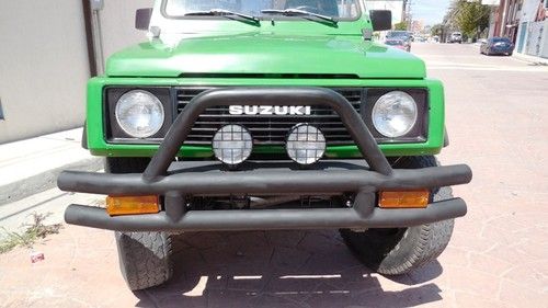 Rare 1986 suzuki samurai 4x4, jx loaded with tachometer and a/c