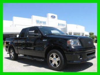 08 black fx-2 sport 5.4l v8 super cab truck *18 in alloy wheels *navigation *fl