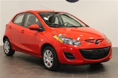 2011 mazda 2 coupe  hatchback manual transmission red