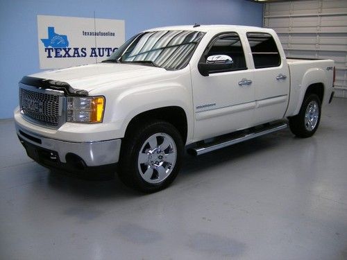 We finance!!  2011 gmc sierra 1500 slt 4x4 flex-fuel auto nav rcamera bose 1 own