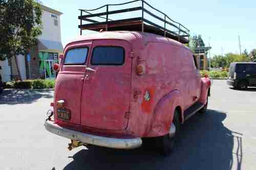 *****1948 chevy commercial panel truck rare find NO RESERVE!!!!!!!*****, image 5