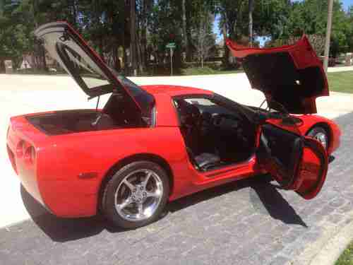 2002 CHEVROLET CORVETTE,AUTO,LEATHER,BOTH TOPS,PAINTED AND GLASS,REMOTE 12 DISK, US $23,695.00, image 3
