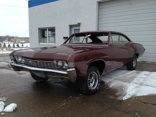 1968 chevrolet impala 2 dr fastback! fresh paint, custom, modified, mags, solid!