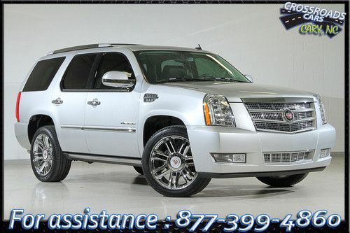 11 platinum 26k video dvd entertainment 4x4 awd nav full leather 3rd row luxury