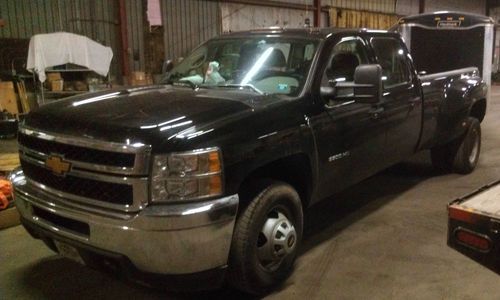 2012 chevrolet silverado 3500 crew cab dually-duramax diesel-4x4-free shipping