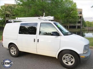 05 chevy work van white 4.3l v6 ladder rack shelves power locks keyless entry