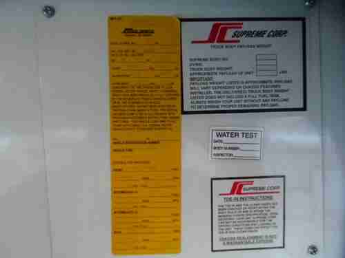 2003 Ford Econoline Commercial Cutaway 7.3 liter diesel  utility body, image 11