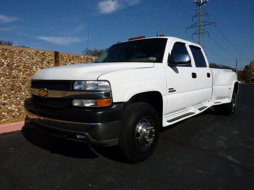 02 silverado c/k3500 4wd lt duramax crew loaded xnice