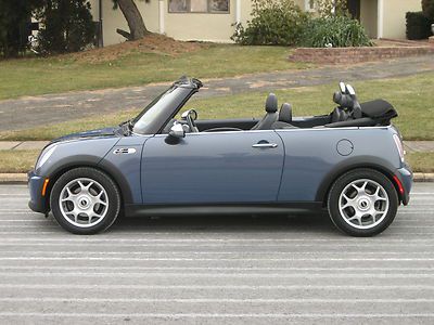 2005 mini cooper s convertible one own navi only 48k mile non smoker no reserve!