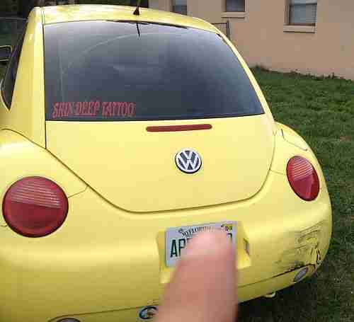 1998 Yellow VW Beetle, US $1,500.00, image 2