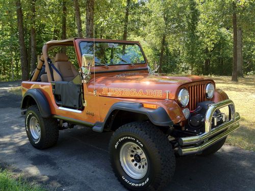 1981 cj 7, complete frame off restore, three tops, hard doors, fuel injected 4.3