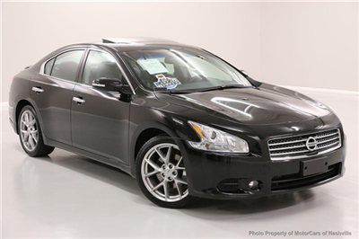 7-days *no reserve* '10 maxima 3.5 sv sport technology pkg gps bose back-up dvd