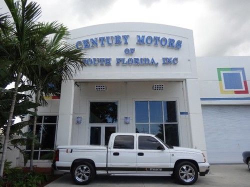 2006 chevrolet silverado 1500 crew cab 1-owner rare miami hurricane special