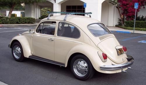 1969 volkswagen bug in very nice condition with *original black plates*