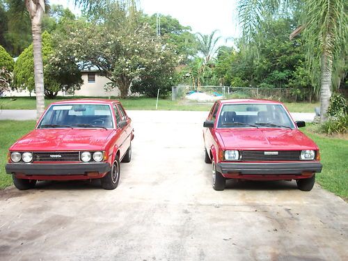 1980 toyota corolla base two doors 1.8l