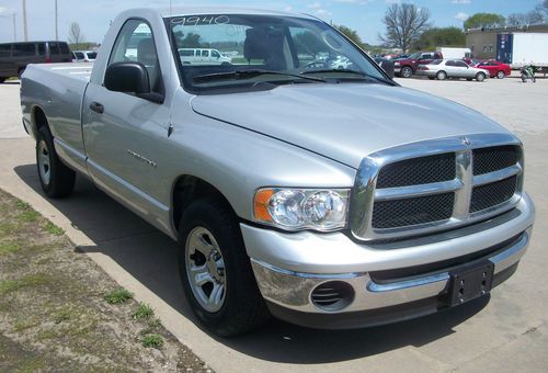 2004 dodge ram 1500 2wd slt reg cab- silver, tow package