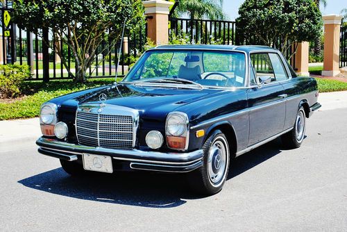 Very rare beautiful 1970 mercedes 230c coupe just 47,498 miles none better sweet