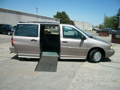 1996 ford windstar wheelchair van handicap dissabled rampvan braun vmi ricon