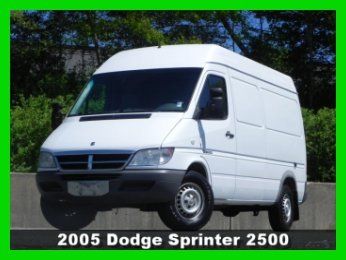 2005 dodge sprinter 2500 high ceiling hc cargo van 2.7l mercedes turbo diesel