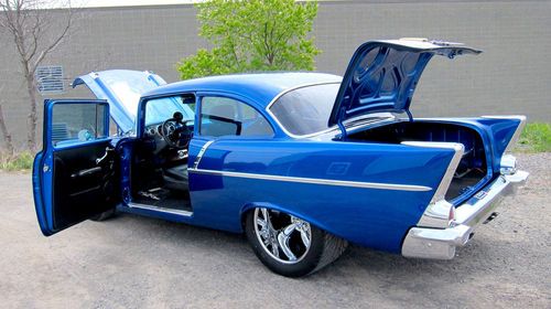 1957 Chevrolet Post Sedan. Pro Street. Live Video, US $75,000.00, image 3