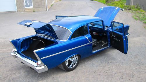 1957 Chevrolet Post Sedan. Pro Street. Live Video, US $75,000.00, image 7