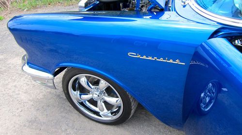 1957 Chevrolet Post Sedan. Pro Street. Live Video, US $75,000.00, image 11