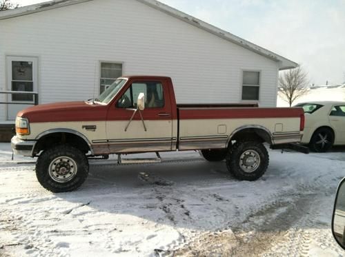 1996 ford f-350 4x4 powerstroke diesel truck