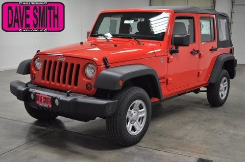 2013 new rock lobster 4wd 4dr cloth manual soft top!! call us today! we finance!
