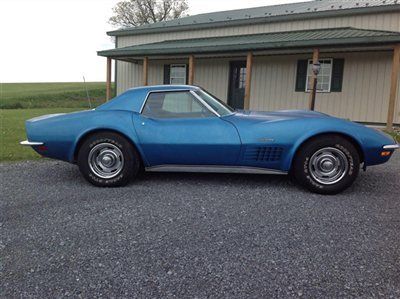 1970 chevrolet corvette convertible. #s matching, original bill of sale.