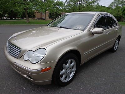 2002 mercades benz c320 67,640 org mi clean carfax v-6 auto loaded no reserve