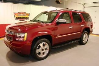 2009 tahoe ltz 4x4 navigation sunroof dvd camera quads chromes heated leather