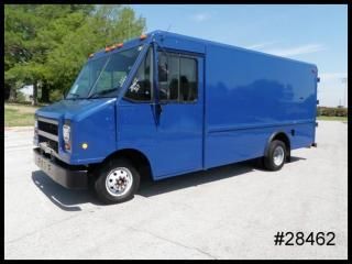 V8 econoline e-450 14' utilimaster box step work van bulkhead drw - we finance!