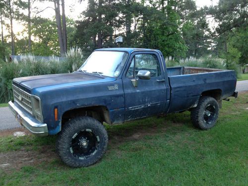 1980 k20 chevrolet 3/4ton mud truck hunting truck farm truck work truck