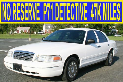 No reserve 47k p71 detective pkg impala mercury marauder grand marquis 03 05 06