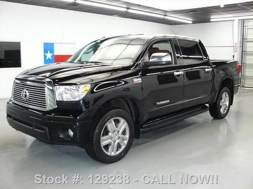 2010 toyota tundra ltd crewmax 4x4 sunroof nav 20's 35k texas direct auto