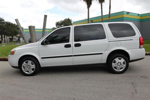 2007 chevrolet uplander passenger / cargo van us bankruptcy auction, low miles!!