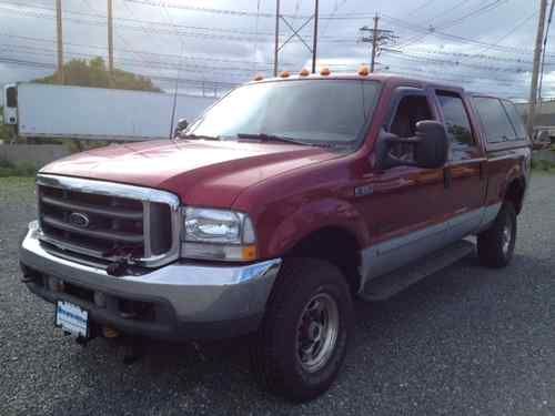 2002 ford f350 4x4 crew cab short bed lariat 7.3 powerstroke diesel!