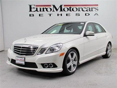 Certified cpo navigation white financing e class amg luxury warranty sedan used