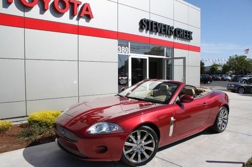 2008 jaguar xk convertible, loaded, heated steering wheel, power fold mirrors,